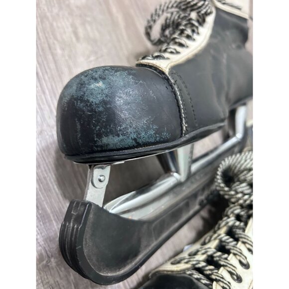 Vintage 1960s CCM Men's Leather Mustang Ice Hockey Skates Senior 'A' Size 12 Can - Picture 5 of 9
